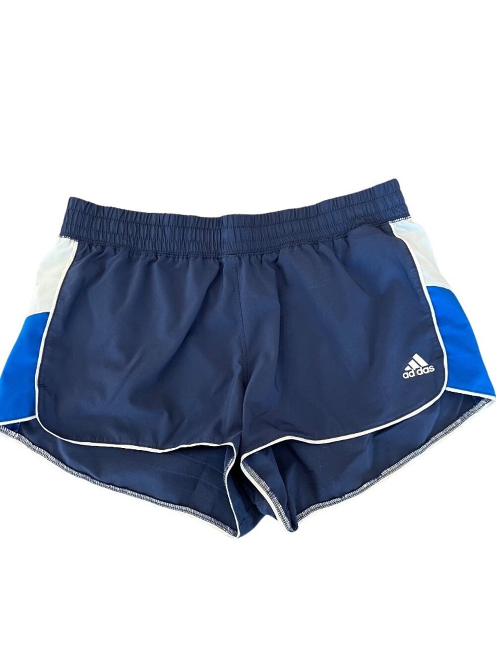 Adidas Blue Running Shorts Women's Size M 12-14 Athletic Workout Short